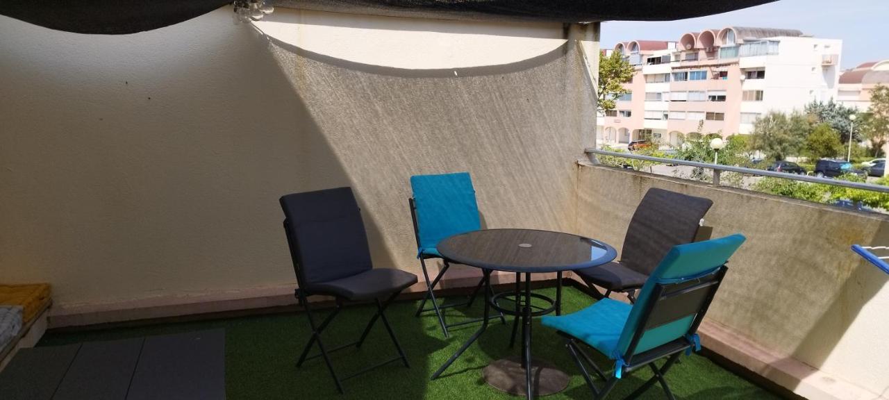 Joli Appartement Avec Grande Et Belle Terrasse, Au Pied De La Plage Du Grazel! Gruissan Exteriér fotografie
